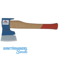 STUBAI Zimmermannshacke 800 Gramm rechts aus Stahl geschmiedet mit Stiel