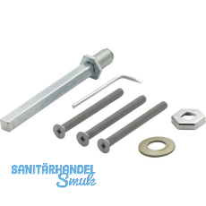 HOPPE Befestigungsset fr Profiltr Knopf/Drcker, 67 - 72 mm