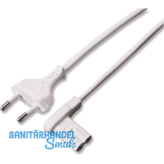 Zuleitung 2000, L 2000 mm, mit Eurostecker und Winkel-Anschlussstecker