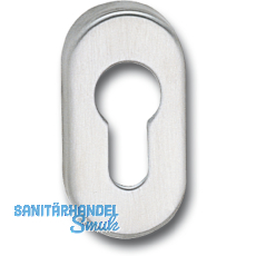 MARCHESI Zylinderrosette PZ, oval, 31 x 61 x 10 mm, Edelstahl