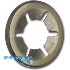 Achsenklemmring ohne Kappe 12 mm Federstahl brniert