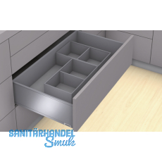 BLUM AMBIA-LINE Adapterprofil Hhe F, B218mm, Stahl Oriongrau