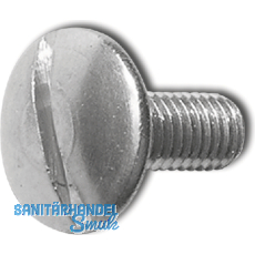 Becherschrauben M 4x 16 Edelstahl A2 mit Schlitz