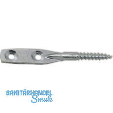 Blattschraube mit Holzgewinde 5.2x95 verzinkt-blau