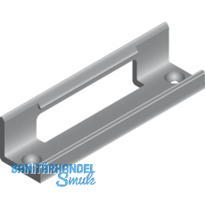PS10 Clipteil Befestigung der DoppeL - Laufschiene, Einnuten, Kunststoff schwarz