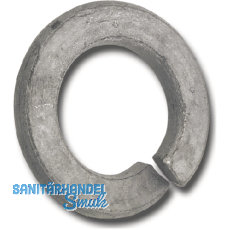 DIN 127B M10 feuerverzinkt Federring mit glatten Ende