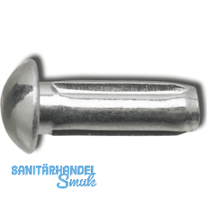 DIN1476 3x 6 Edelstahl A1 1.4305 Halbrundkerbnagel