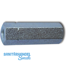 DIN1479 M12x 55 verzinkt Spannschlossmutter aus Stahl