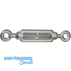 DIN1480 M16 verzinkt Spannschloss mit Ösen