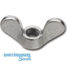 DIN 315 M 4 verzinkt Flgelmutter aus Temperguss (GT)