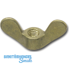 DIN 315 M 5 Messing blank Flgelmutter