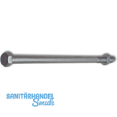 DIN 601 M12x380 verzinkt Mutterschraube (Bauschraube)