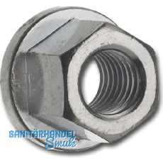 DIN6331/10 M16 verzinkt Sechskant-Flachbundmutter 1.5 d