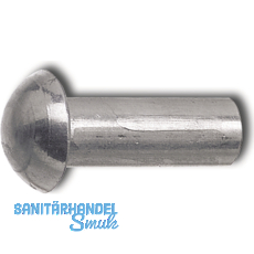 DIN 660 4x 16 Aluminium blank Halbrundniete