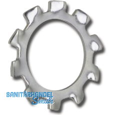 DIN6797A M 8 verzinkt Zahnscheibe aussengezahnt