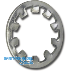 DIN6797I M16 verzinkt Zahnscheibe innengezahnt