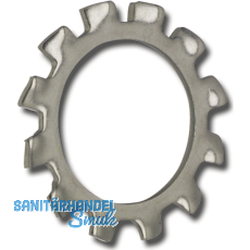 DIN6797A M 4 Edelstahl A2 Zahnscheibe aussengezahnt