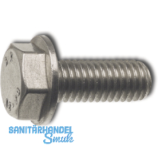 EN1665 8.8 M 8x 20 verzinkt-blau Sechskantschr. m. Flansch (DIN 6921)