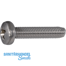 DIN7500CE (CZ) M 6x12 Pozidriv 3 verzinkt gewindefurchende Linsenschr