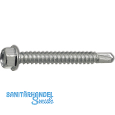 DIN7504K 6.3x 70 verzinkt Sechskant-Bohrschraube ~ISO15480