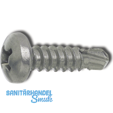 DIN7504M 4.2x 25 Phillips-KS Edelstahl A2 Linsen-Bohrschraube ~ISO15481