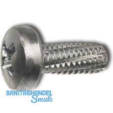 DIN7516A M 5x 12 verzinkt Gewindeschneidschraube mit Linsenkopf