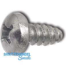 DIN7981F 3.5x13 Phillips-KS verzinkt Linsen-Blechschrauben stumpf ~ISO7049