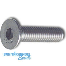 ISO10642 M 5x 6 Edelstahl A2 Senkschraube mit Innensechskant (~DIN7991)
