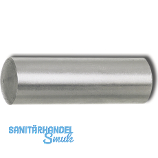 DIN 7-Toleranzfeld m6 4x 8 blank Zylinderstift ungehrtet, gedreht