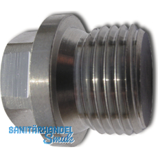 DIN 910 G 1/2\" Edelstahl A4 Verschlussschraube mit Rohrgewinde DIN 910 G 1/2\" Edelstahl A4 Verschlussschraube mit Rohrgewinde