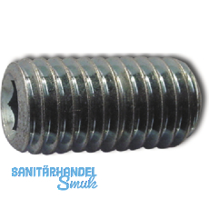 ISO4029/DIN916 45H M 6x 12 blank Gewindestift mit Ringschneide und Innensechskt.