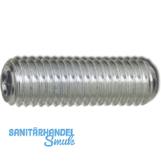 ISO4029/DIN916 45H M 5x 10 verzinkt Gewindestift mit Ringschneide und ISK ISO4029/DIN916 45H M 5x 10 verzinkt Gewindestift mit Ringschneide und ISK