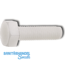 DIN34815 M 4x 10 PA 6.6 Polyamid natur Sechskantschraube (~DIN933)