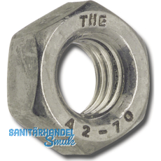 DIN 934 M 6 Edelstahl A2 Linksgewinde-Sechskantmutter