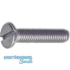 ~ISO2009 M 4x 40 Edelstahl A2 Senkschraube mit Schlitz (DIN 963A)