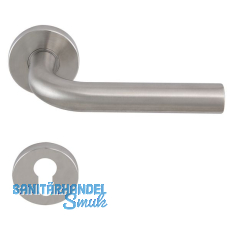 SOLIDO Wechselgarnitur DUBLIN m. Rosetten PZ, FH-EI30, Edelstahl SOLIDO Wechselgarnitur DUBLIN m. Rosetten PZ, FH-EI30, Edelstahl