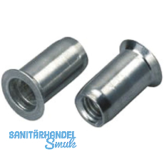 Mikromutter Rundschaft offen M 6x13.5 Stahl verzinkt