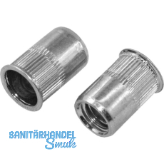 Mikromutter gerndelt Rundschaft offen M 5 RC/ROKS 3.5 Edelstahl