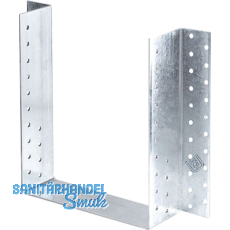 GH Balkenschuh 05/2 aussenliegend 160x160 - Stahl feuerverzinkt GH Balkenschuh 05/2 aussenliegend 160x160 - Stahl feuerverzinkt