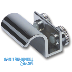 403 Glastürgriff für Glasstärke 6-8mm; Messing verchromt poliert 403 Glastürgriff für Glasstärke 6-8mm; Messing verchromt poliert