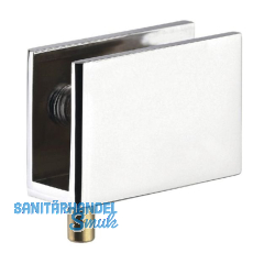 Glastrscharnier FZ 4-8 Messing verchromt matt