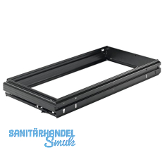 HETTICH SYSTEMA TOP 2000 Hängeregistratur-Rahmen, 2 x A4 + R, KB 1000mm, schwarz