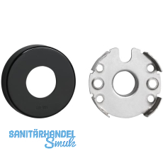 HEWI Drckerrosetten flach 305.20R - Polyamid, tiefschwarz