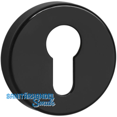 HEWI Zylinderrosette flach 306.23 tiefschwarz