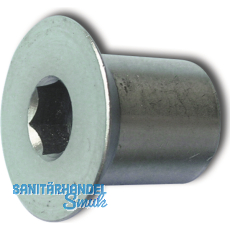 Hlsenmutter Senkkopf M 4x 12 Edelstahl 1.4305 mit Innensechskant