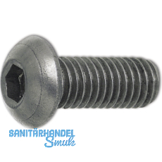 ISO7380-1 M 5x 35 Edelstahl A2 Linsenschraube mit Innensechskant