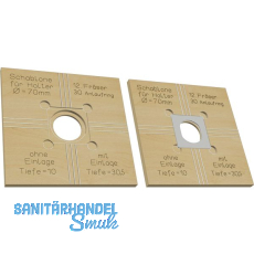 KSV Frsschablone fr Halter Gre 3