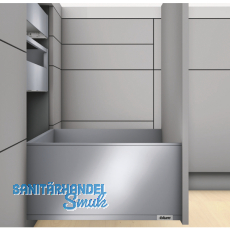 BLUM LEGRABOX pure SET H F, TIP-ON, 70kg, NL 500, INOX