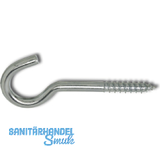 Lusterhaken mit Holzgewinde 4.8x 60 verzinkt-blau