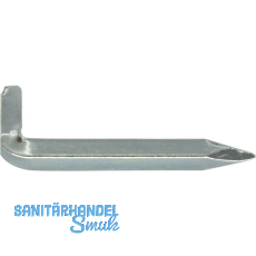 Stahlhaken 40 Stahl verzinkt-blau